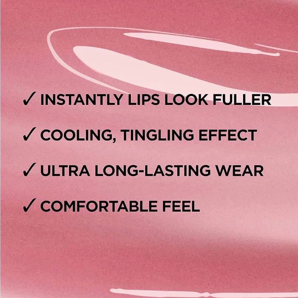 💎 x2 L'Oreal Paris Infallible Pro Plump Lip Gloss in Flush & Mauve Glow New